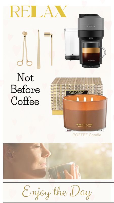 Sipping on happiness, one cup at a time. Who else finds joy in the aroma of freshly brewed coffee? ☕️😊 #CoffeeCheers #coffee candle #candle tools #espresso #candles 

#LTKfindsunder50 #LTKhome #LTKSpringSale