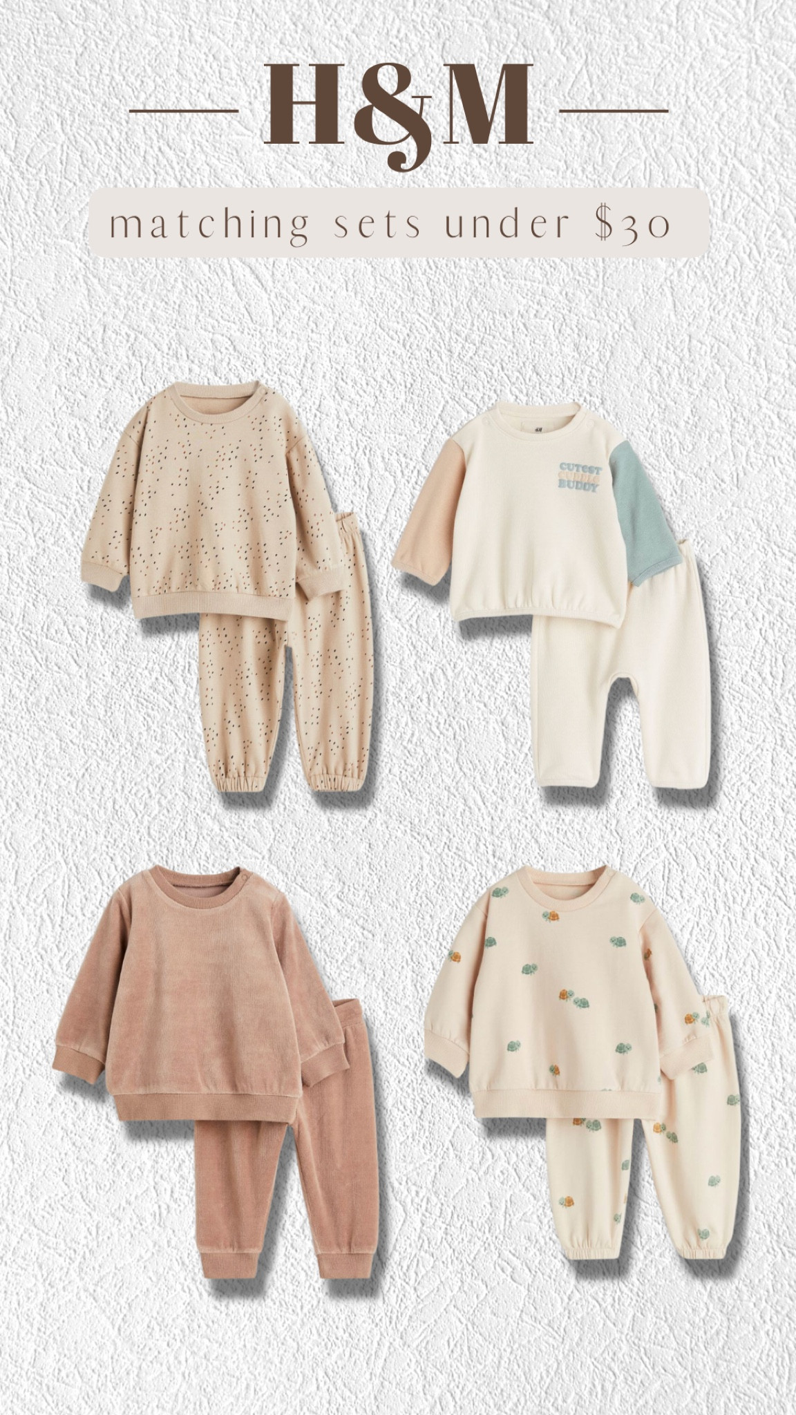 Matching baby sets ✨

#LTKunder50 #LTKbaby #LTKSeasonal