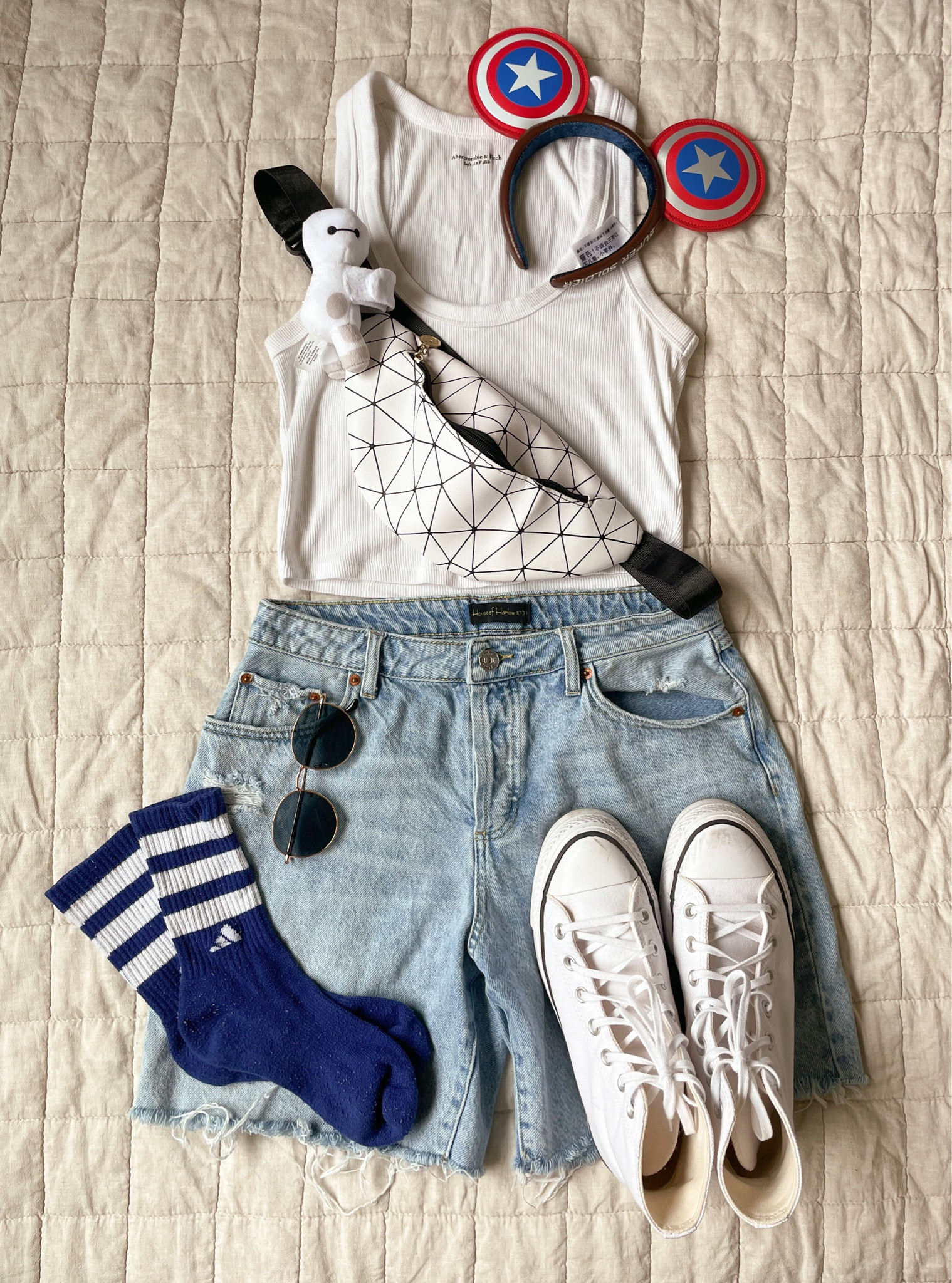 Red, White, & Blue outfit perfect for your next Disney vacation! I love a classic red, white, and blue look and these outfits are perfect for Memorial Day, Fourth of July, or just the America pavilion in Epcot!
🏷️
Disney style, memorial day outfits, disney outfit, disney outfit inspo, epcot outfit, what to wear to disney
#disneyoutfit #disneyredwhiteandblue #disneyoutfitidea 

#LTKtravel #LTKSeasonal #LTKunder50