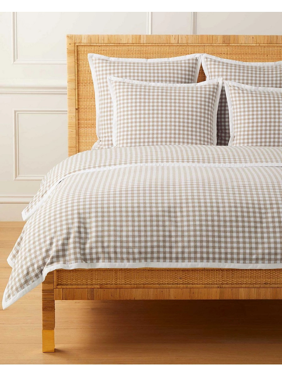 Belvedere  Flannel Duvet Cover | Serena and Lily