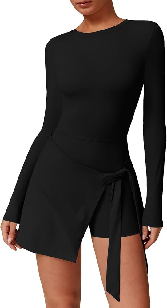 Women’s Tennis Dress with Built-in Shorts – Athletic Golf Dress Activewear for Sports & Casua... | Amazon (US)