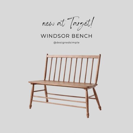 New at Target! Love this bench - perfect for dining room or entryway!

windsor bench, windsor dining bench, entry bench, wood bench, hearth and hand, magnolia at Target 

#LTKMostLoved #LTKhome #LTKstyletip