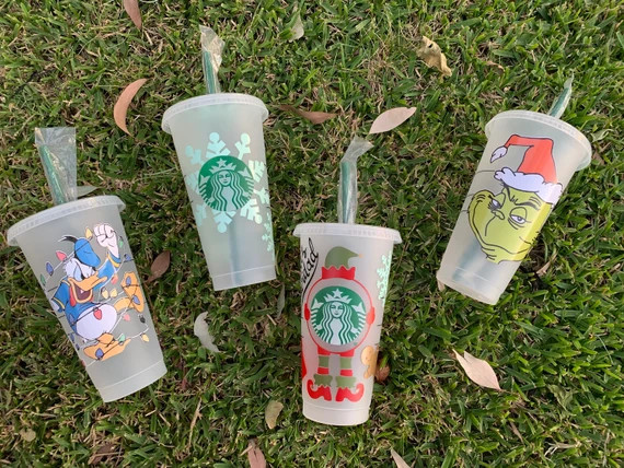 Christmas Starbucks Cups | Etsy (US)