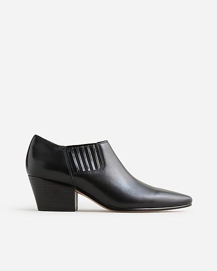 Piper low ankle boots in leather | J. Crew US