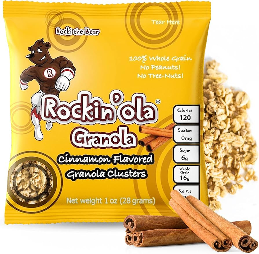 Rockin'Ola Granola Clusters, Quick Breakfast Snack, Allergen Free, No Artificial Flavors, Colors,... | Amazon (US)