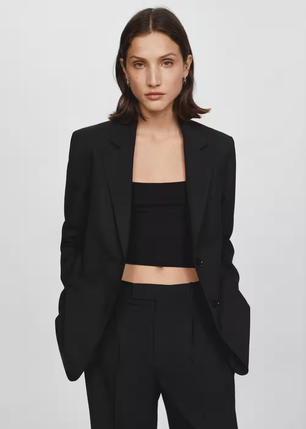 Suit jacket with buttons | MANGO (UK)