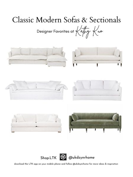 Classic Modern Sofas & Sectionals Designer Favorites from Kathy Kuo


#LTKhome #LTKstyletip