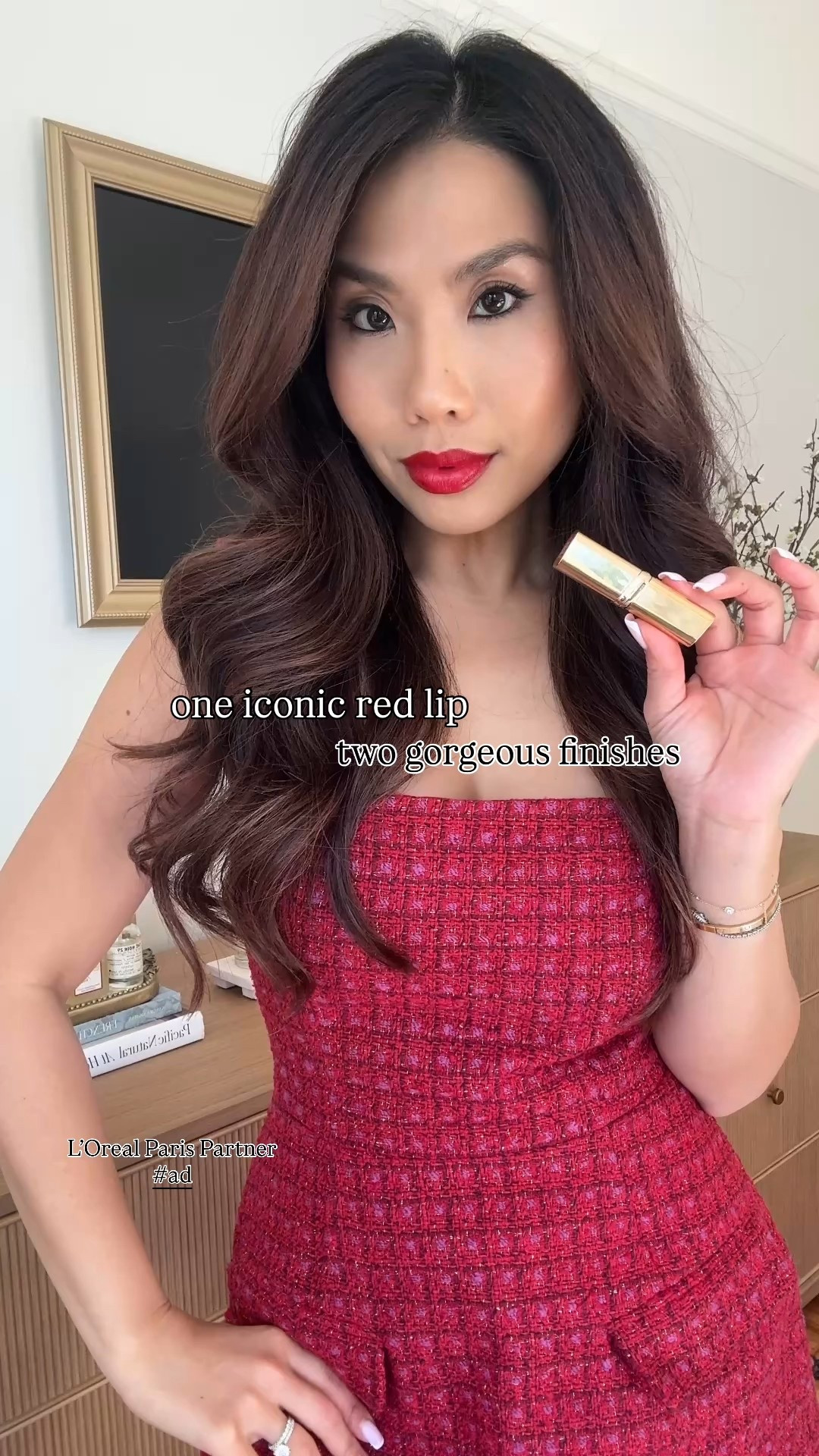 #ad #LOrealParisPartner when your holiday look matches your @lorealparis red lip 💋I layered the Infallible Matte Resistance Liquid Lipstick in 420 - Le Rouge Paris and the Color Riche Original Satin Lipstick in 300 - Le Rouge Paris 

@target @targetstyle #LOrealParisCosmetics #LOrealParisMakeup #TargetPartner #Target



#LTKBeauty