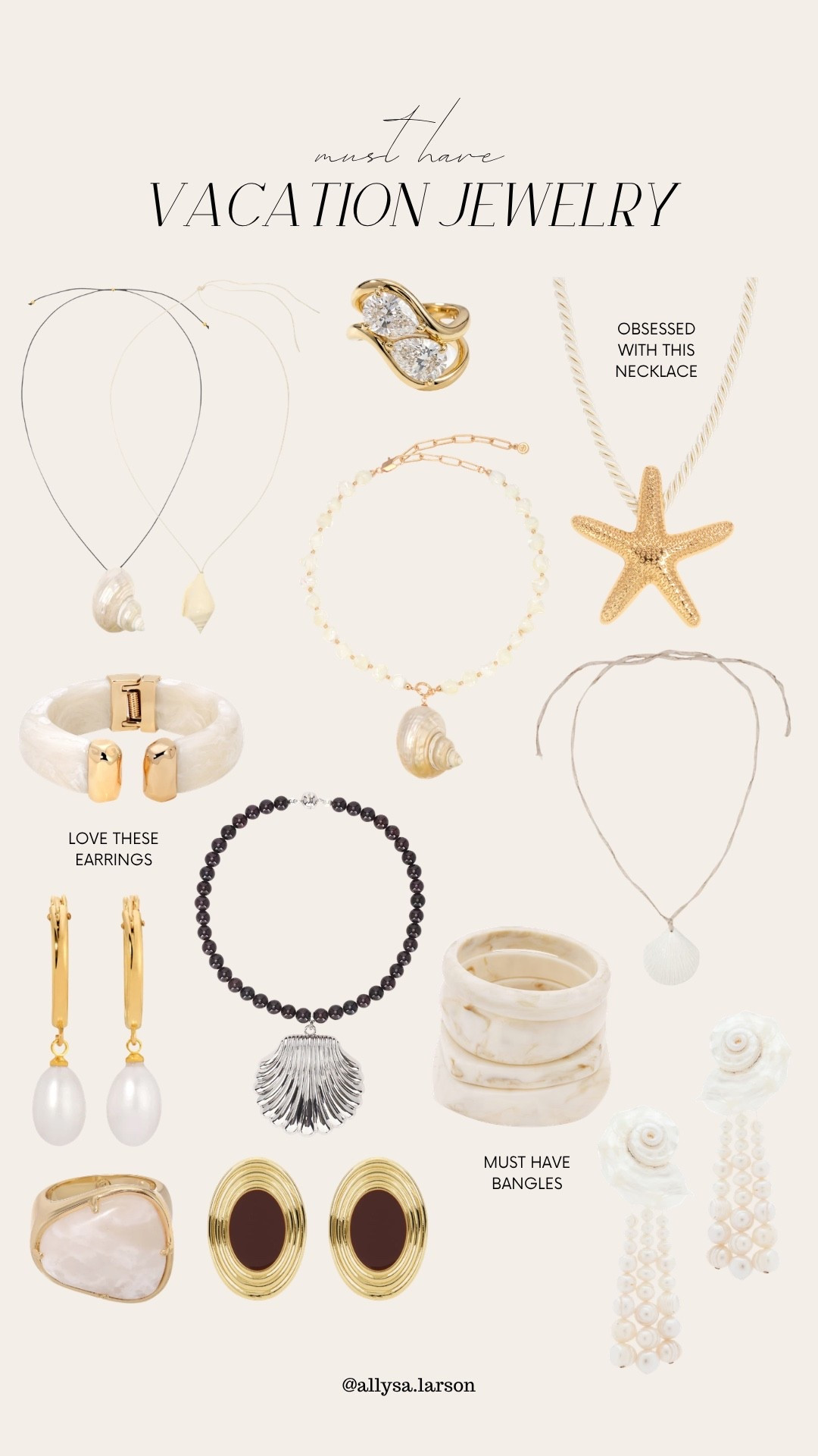 Must have jewelry for summer vacation. Loving anything with shells this season!

Ring is from The M Jewelers 

#LTKSwim #LTKSeasonal #LTKootd