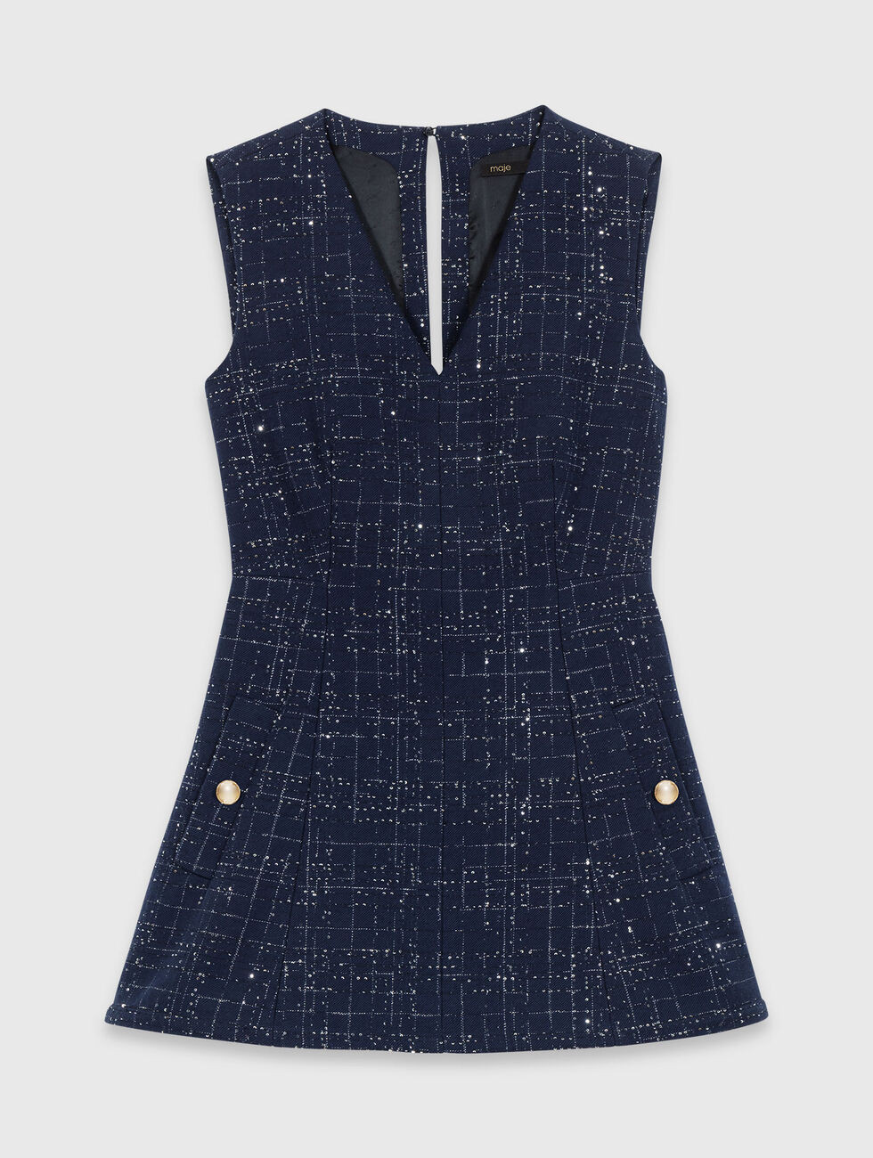 Playsuit dress Blue for Women | Maje | Maje EU