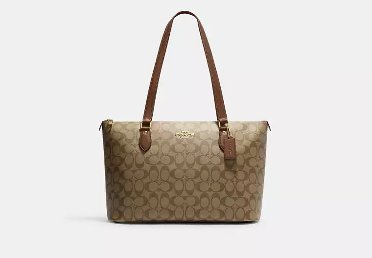 Gallery Tote In Signature Canvas | Coach Outlet US