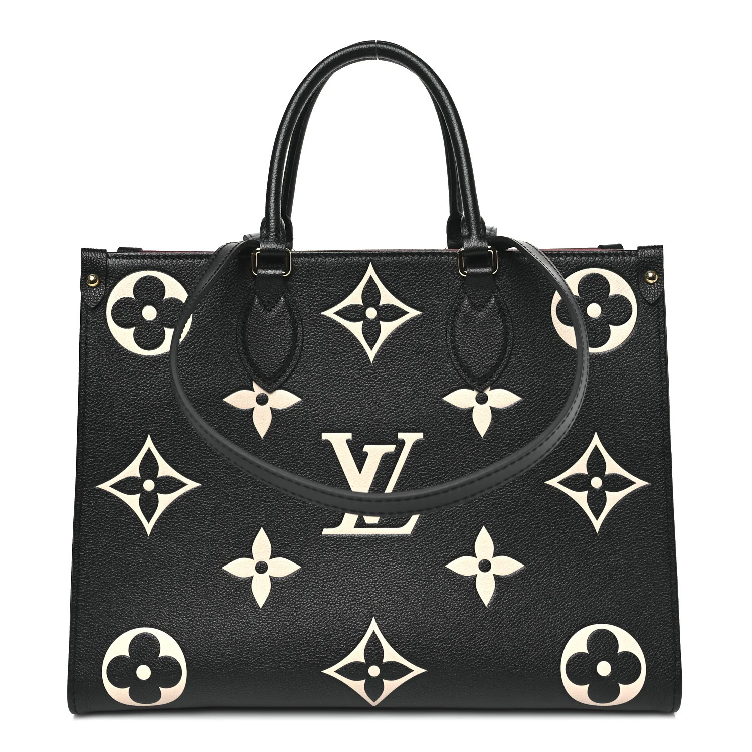 Empreinte Monogram Giant Onthego MM Black Beige | FASHIONPHILE (US)