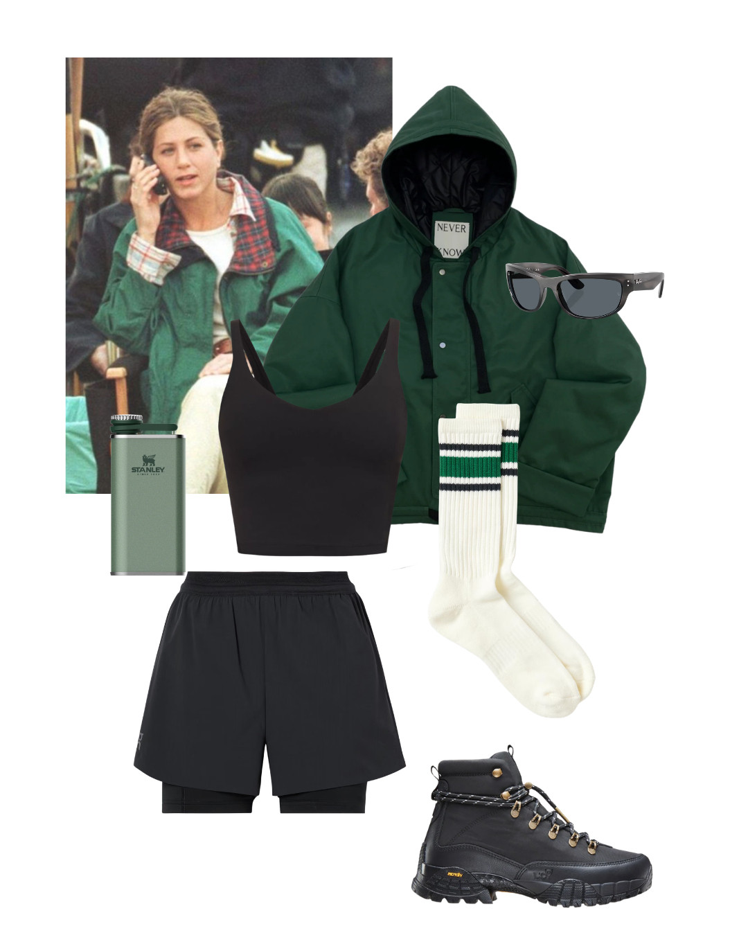 The Trail Look 
| Align Bra | Double Layered Shorts | Green Jacket | Stanley Flash 

 #LTKuk #LTKsummer #LTKeurope