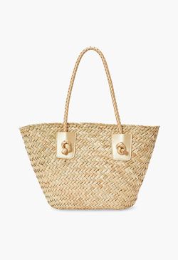 Braided Handle Beach Tote | ShoeDazzle