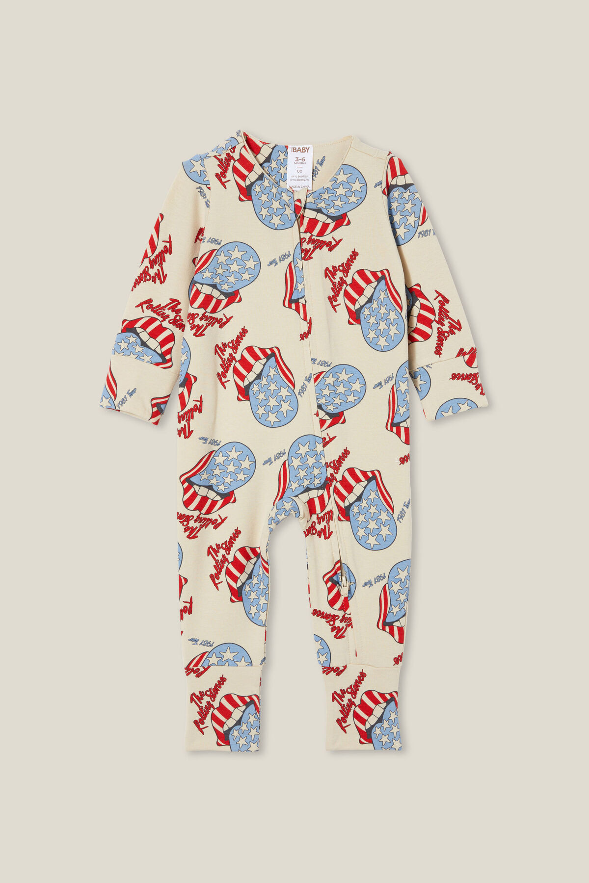 The Billie Long Sleeve Zip Romper License | Cotton On (US)