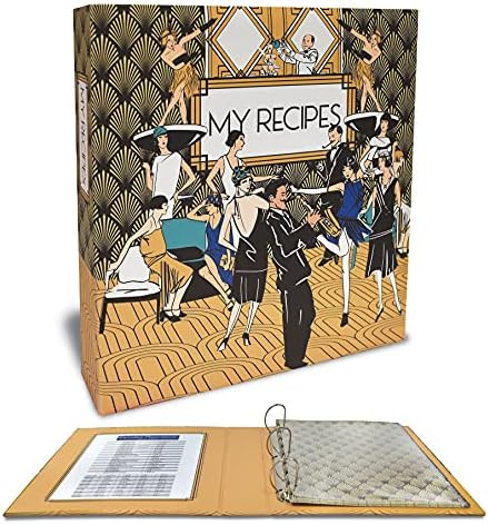 Recipe Binder, Full Page 3 Ring Standard Binder Organizer Set (with 50 Page Protectors & 12 Category | Amazon (US)