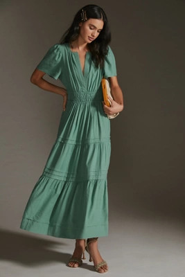The Somerset Maxi Dress: Linen Edition | Anthropologie (US)