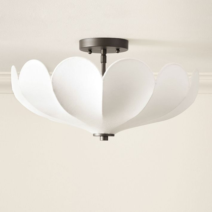 Chris Loves Julia Parasol Semi-Flush Mount (18") | Pottery Barn Teen