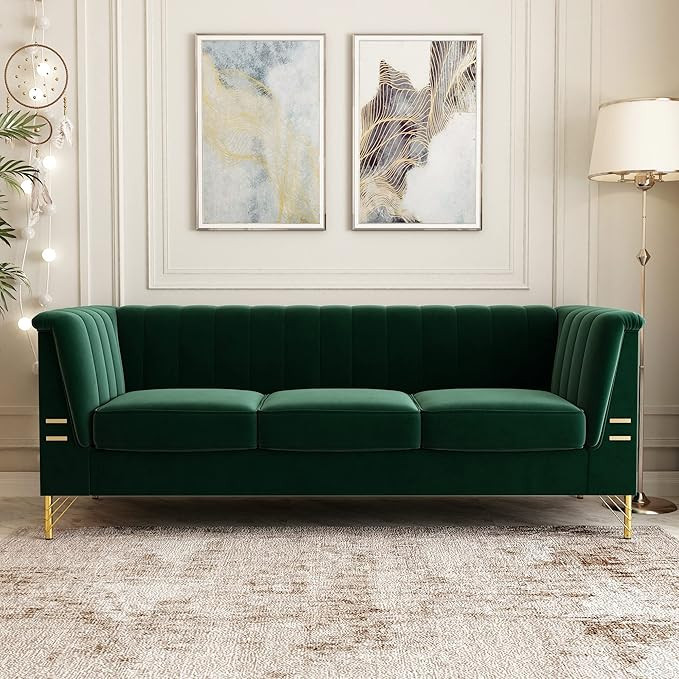 3 Seater Sofa with Arm-Rests – Contemporary Design – Comfortable and Soft Cushioning – Kiln... | Amazon (US)