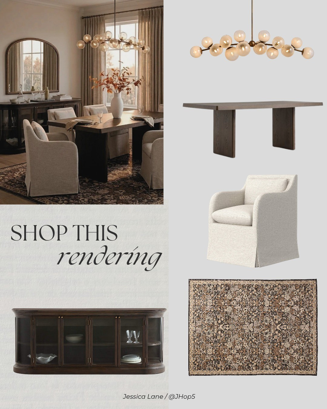 A warm, tailored dining space styled with timeless Crate & Barrel favorites. Love the balance of dark wood finishes and textured dining chairs.#diningroom #crateandbarrel #diningtable #homestyling

#LTKHome