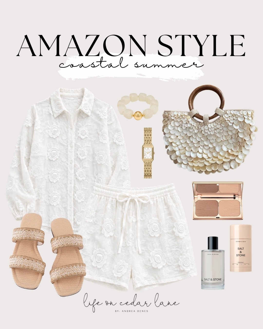 Elevate your summer look with these chic Amazon finds! Perfect for a stylish day out. #amazonstyle #summerchic