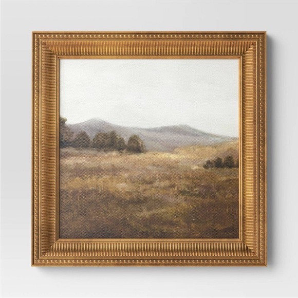 THRESHOLD NEW prairie land framed canvas board -12x12 | Poshmark