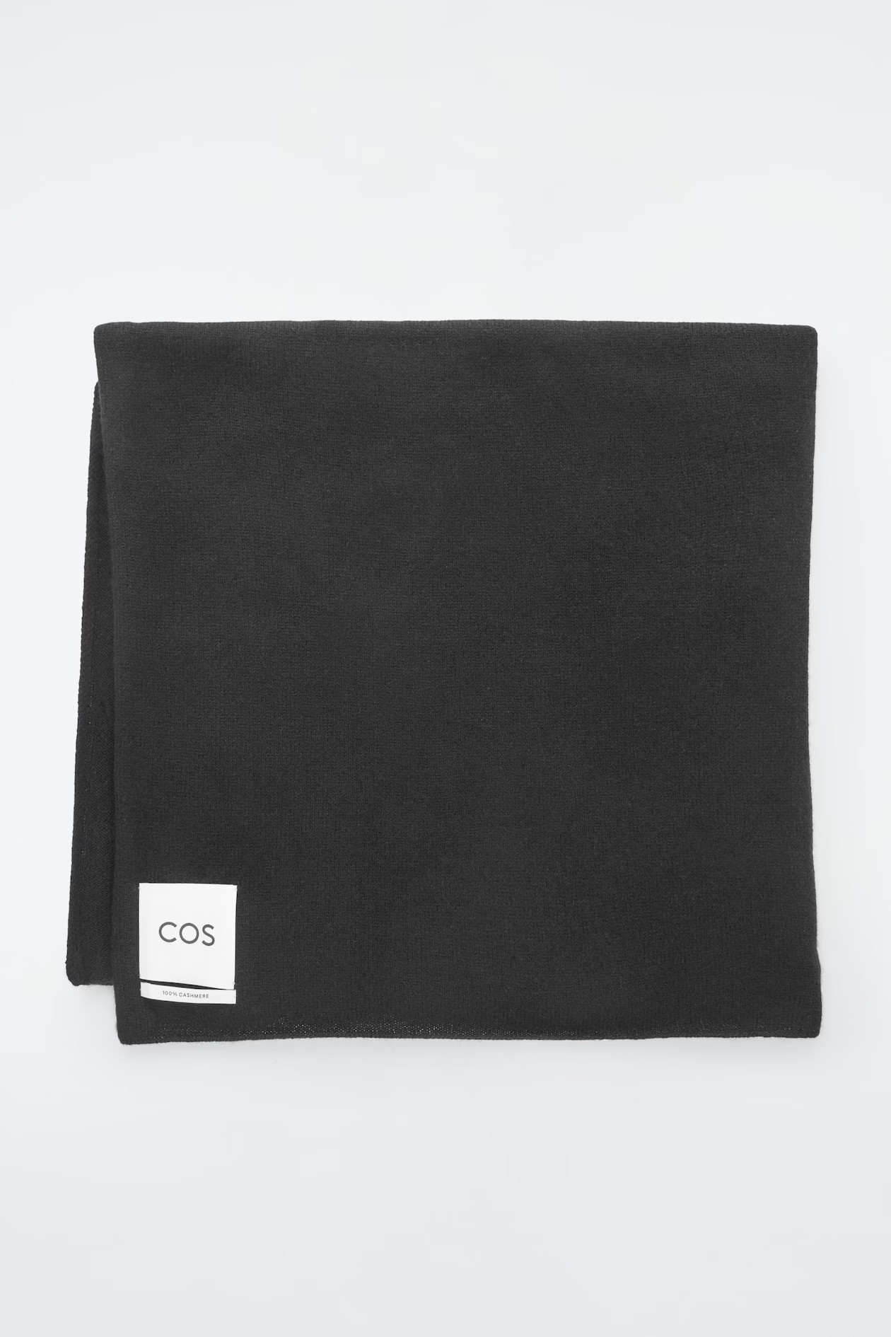 BUFANDA DE CASHMERE PURO - NEGRO | COS UK