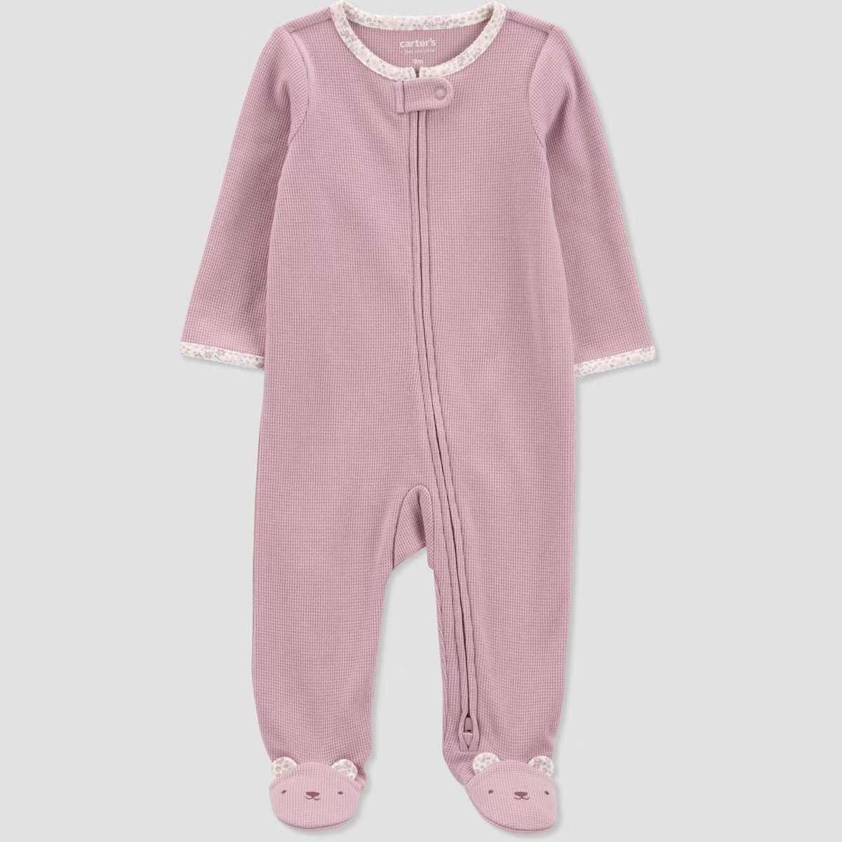 Carter's Just One You®️ Baby Girls' Thermal Mauve Solid Sleep N' Play | Target