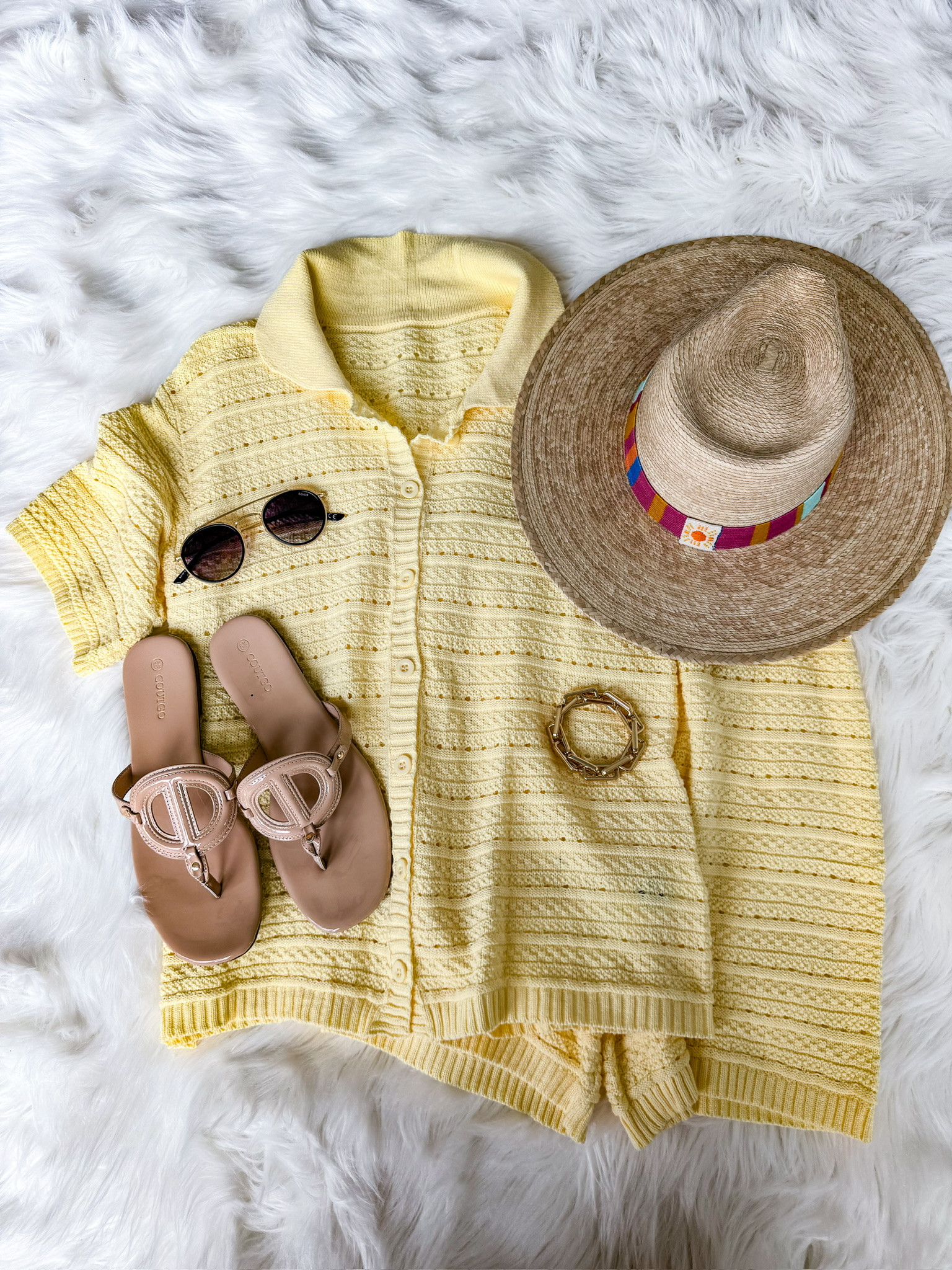 The cutest buttery yellow set for spring! 

#LTKmomlife #LTKootd #LTKOver40