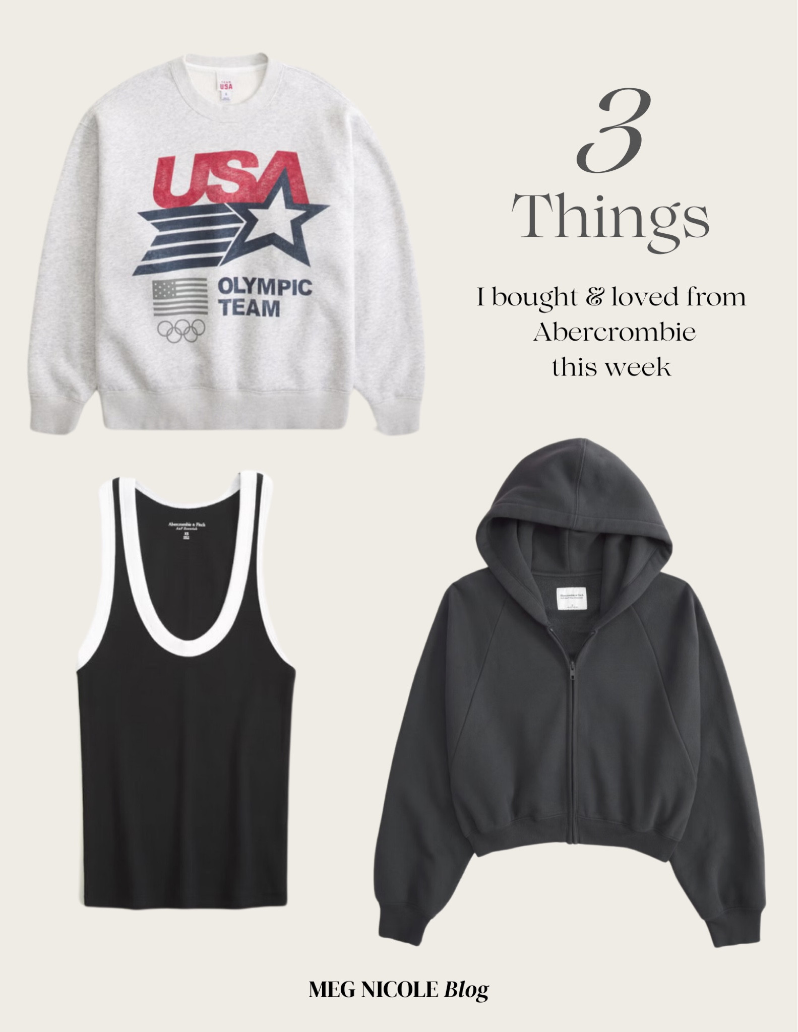 Casual Abercrombie finds. 20% off right now! The sweatshirts are so comfy & soft.

#LTKSaleAlert