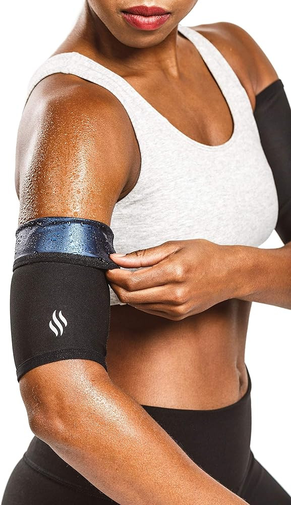 Sweat Shaper Women\u2019s Sauna Arm Trimmers Compression Sweat Brand, 2 Pack | Amazon (US)