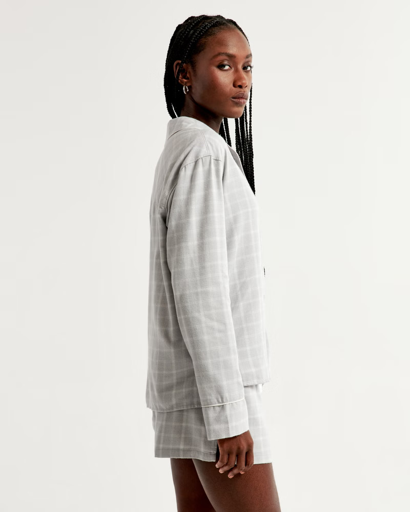 Women's Flannel Sleep Shirt | Women's Intimates & Sleepwear | Abercrombie.com | Abercrombie & Fitch (US)
