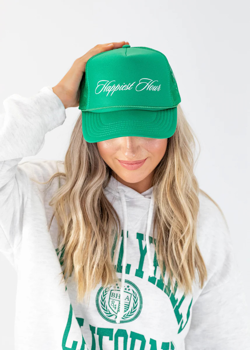 Happiest Hour Hat | Aqua B Boutique