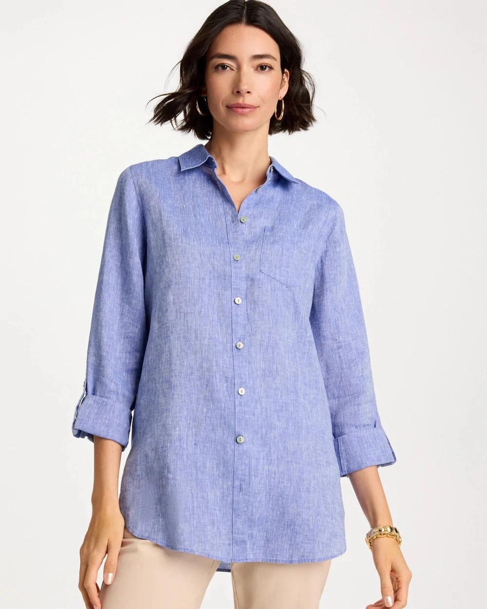 No Iron™ Linen Tunic | Chico's