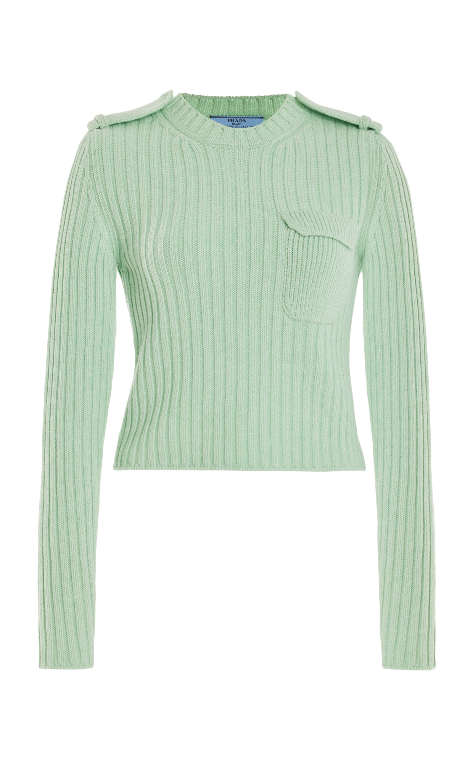 Cropped Knit Cashmere Sweater | Moda Operandi (Global)