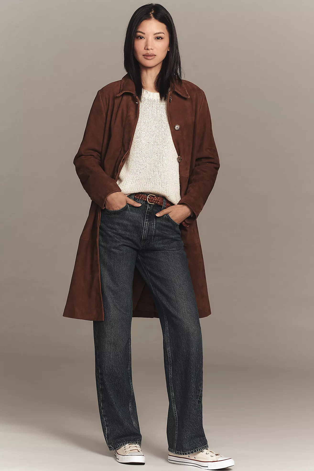 rag & bone Shea High-Rise Relaxed Straight-Leg Jeans | Anthropologie (US)
