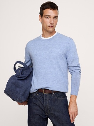Merino Crew Sweater-Neck Sweater | Banana Republic (US)
