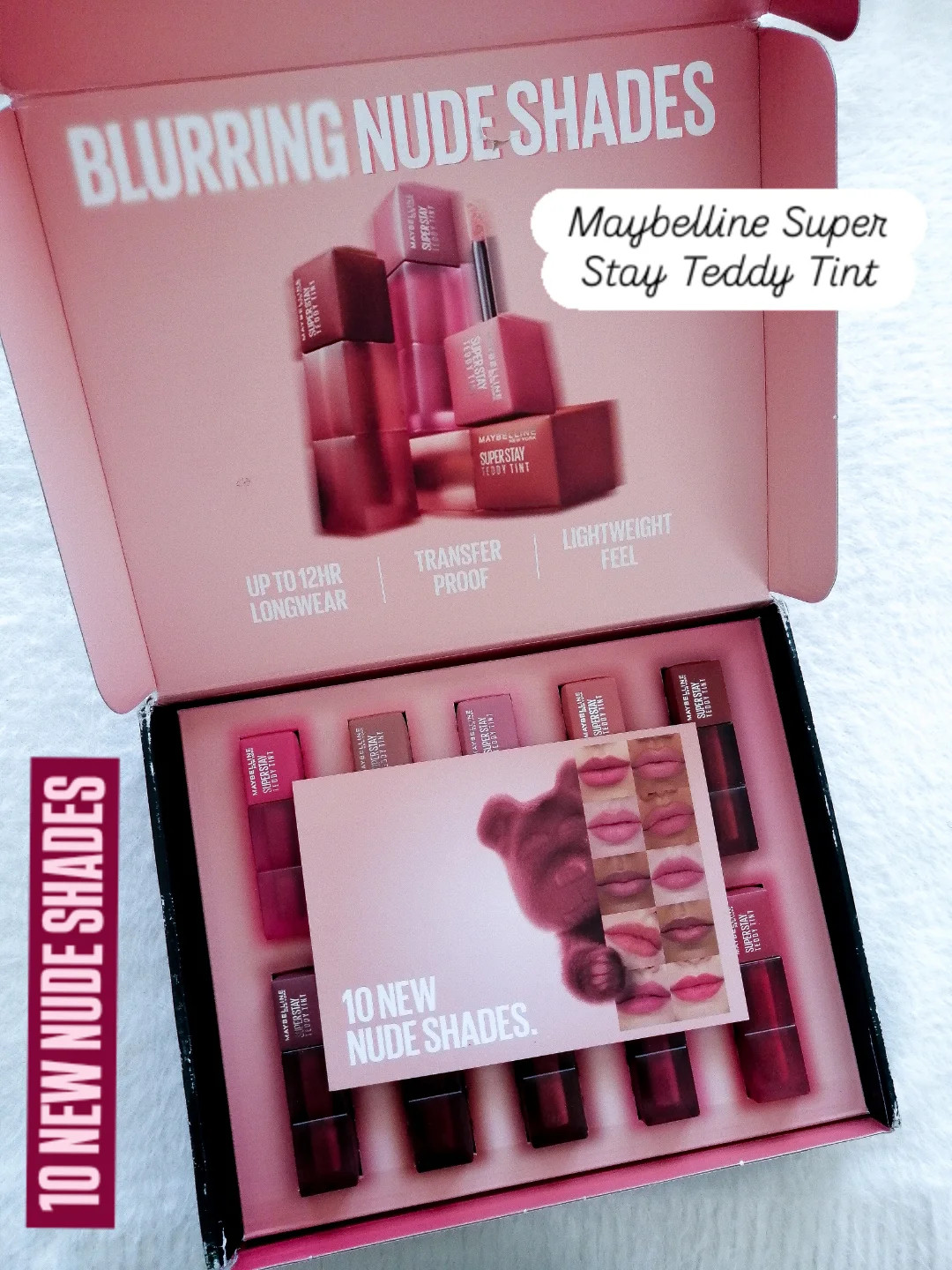 POV: You've been searching for the perfect nude lip, but every nude either washes you out, looks too pink, too brown, or completely disappears on your lips 😭🤎 

Maybelline just expanded their Super Stay Teddy Tint collection with 10 brand new nude shades, and after swatching them, I can already tell there's a nude here for practically every mood, undertone, and makeup look.. 

What makes Teddy Tint different is that it doesn't give that flat, heavy matte lipstick look. Instead, it has this soft focus, blurred matte finish that makes lips look naturally plush and smooth while still feeling lightweight.

A few things that stood out to me:
✨ Up to 12hr wear
✨ Transfer-resistant formula
✨ Waterproof, smudge-proof and kiss-proof
✨ Buildable coverage (sheer, blurred, or bold)
✨ Can also be used as a cheek tint
✨ Vegan formula
✨ Designed to flatter a wide range of skin tones

The best part? You can completely customize the look depending on how many layers you apply:

🤎 1 swipe = soft tint
🤎 2 swipes = blurred lip effect
🤎 3 swipes = bold nude moment

I know swatches only tell part of the story, so don't worry. I have lip try on videos coming soon where I'll be testing each shade so you can see how they actually look on the lips, and hopefully find your perfect nude match...

Which shades are you claiming already?

#maybelline #maybellineteddytint #superstayteddytint 

 #LTKdayinmylife #LTKBeauty