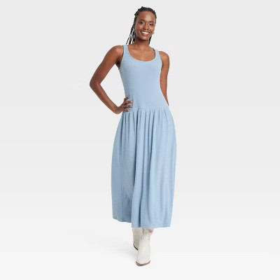 Women's Drop Waist Knit Midi Slip Dress - Universal Thread™ | Target