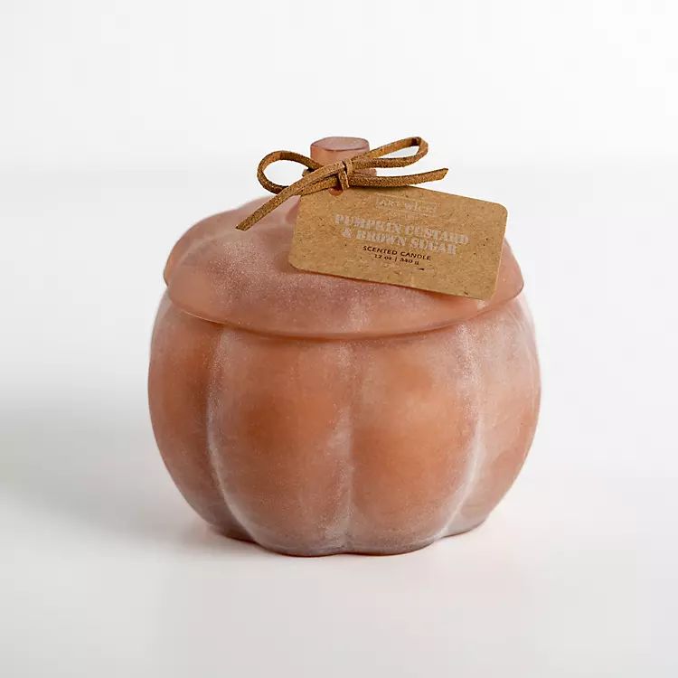New! Pumpkin Custard & Brown Sugar Jar Candle | Kirkland's Home