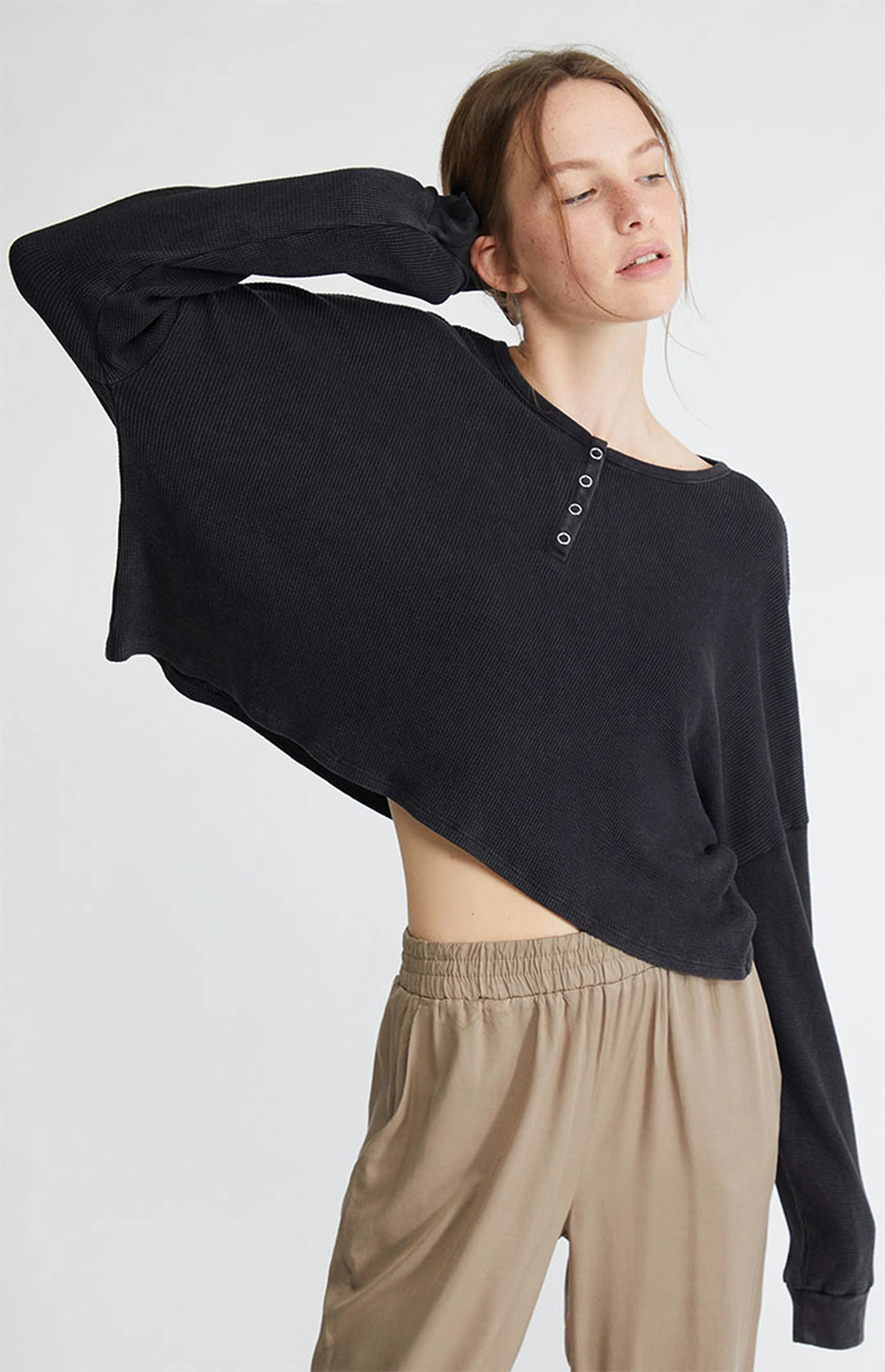 PacCares Family Time Henley Long Sleeve Top | PacSun | PacSun