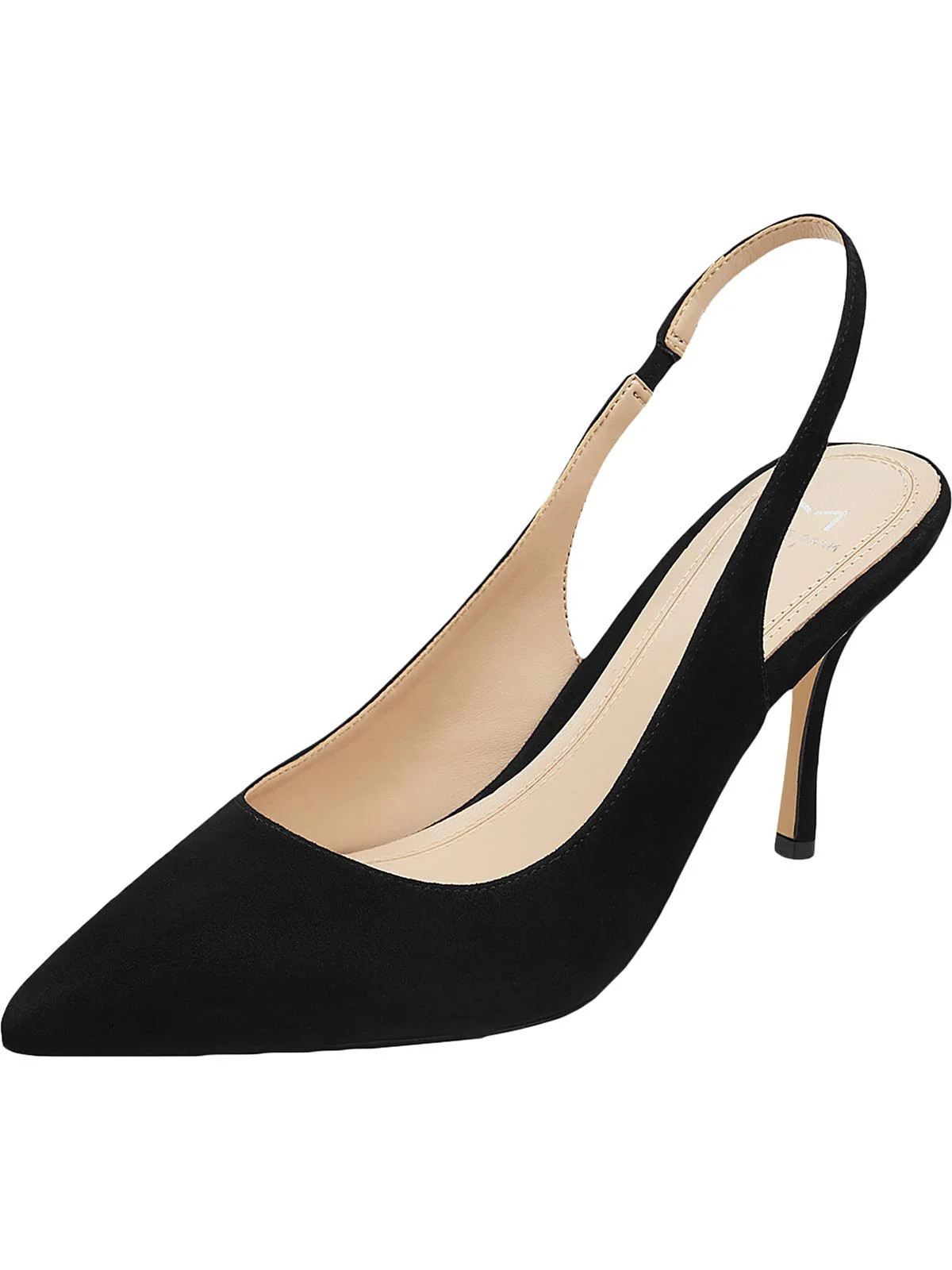 Marc Fisher LTD Womens Camela Suede Slingback Heels Black 9 Medium (B,M) | Walmart (US)