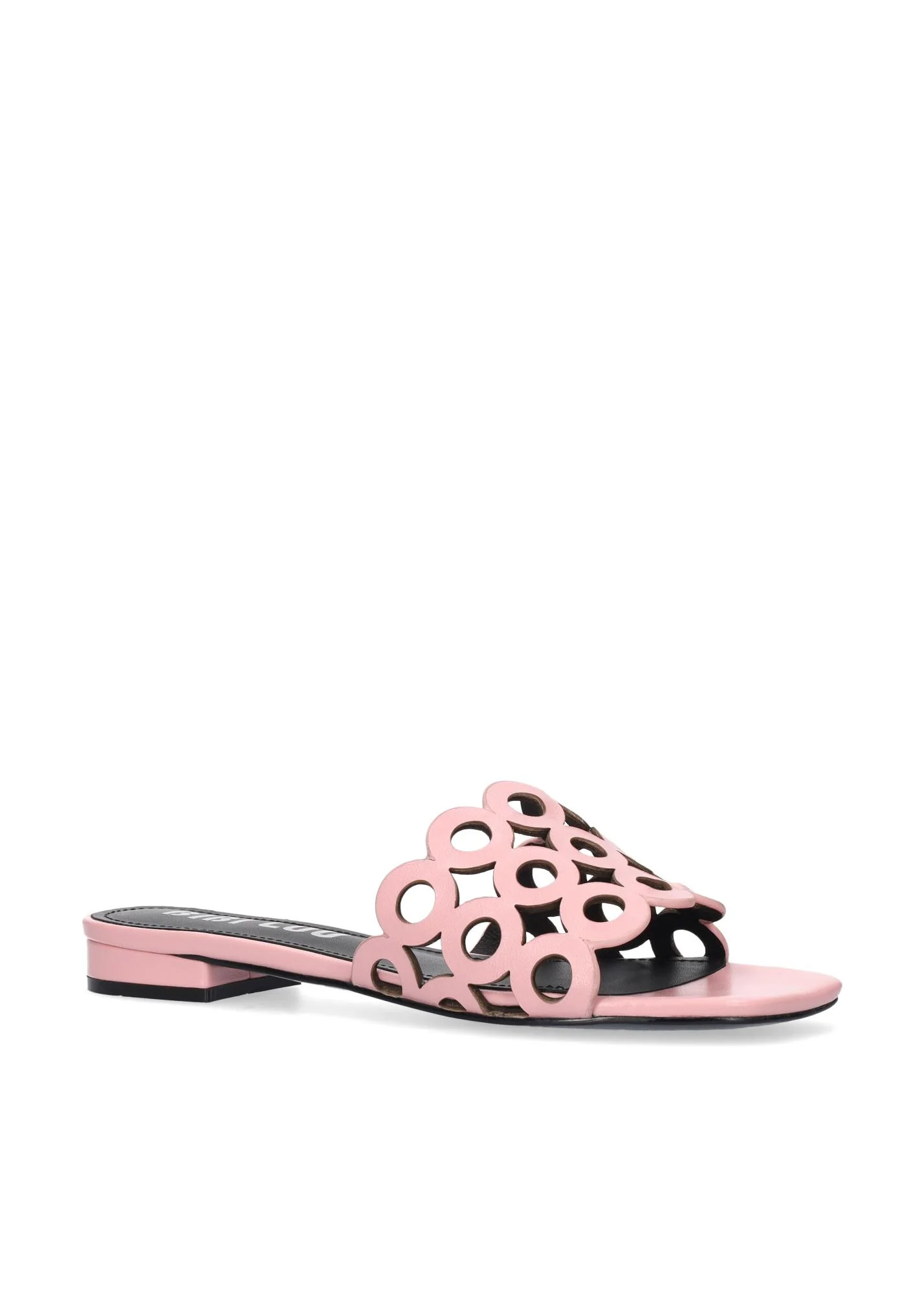 Oribu Flat Sandals, Pink | Emily McCarthy