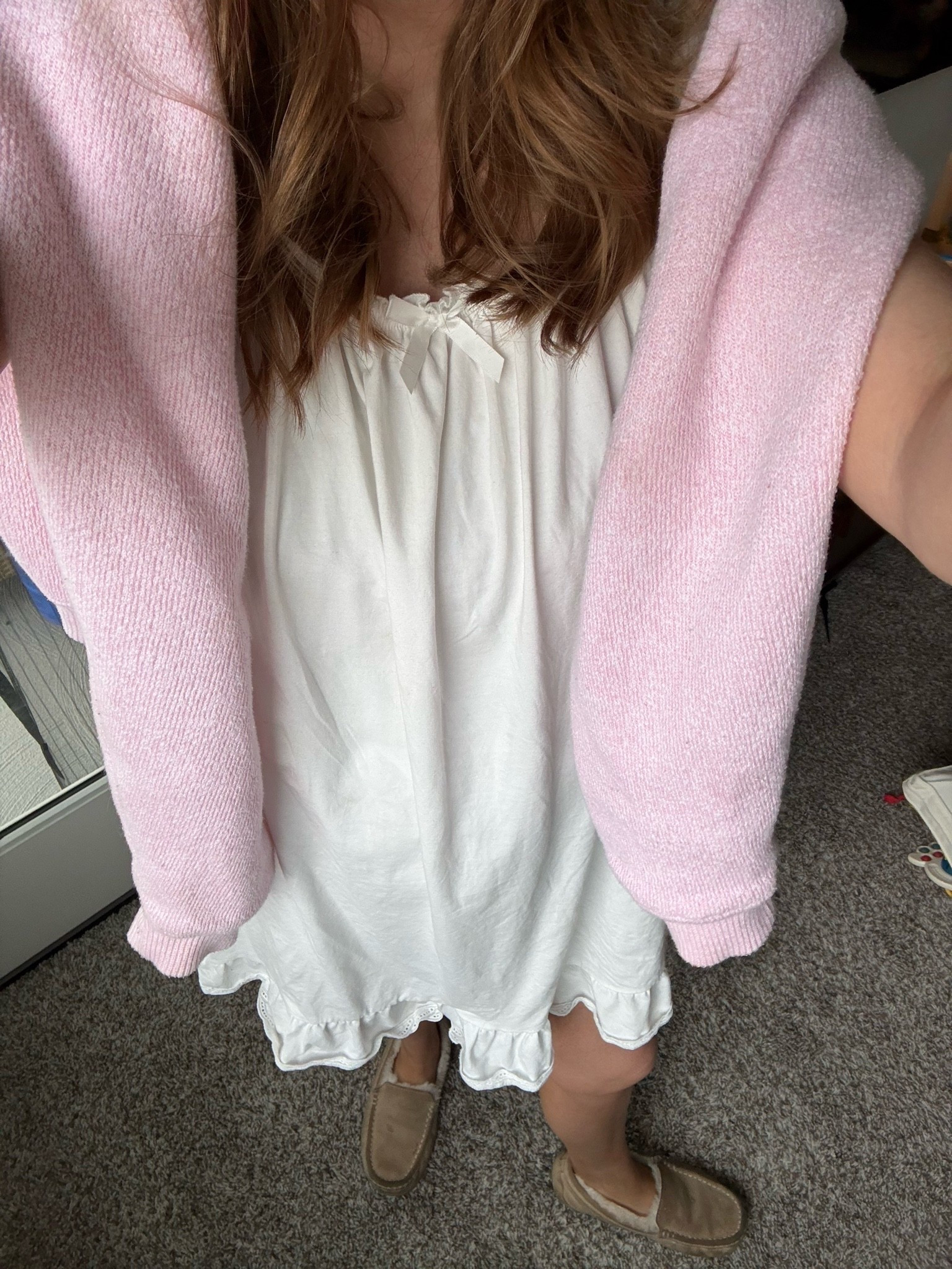 morning fit 🌸
I’ve been wearing this nightgown non stop! sweater is from a souvenir shop 🤭

#LTKmomlife #LTKPetite #LTKmorningroutine