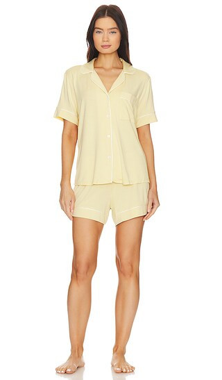 eberjey Gisele Relaxed Pj Set in Yellow. - size XL | Revolve Clothing (Global)