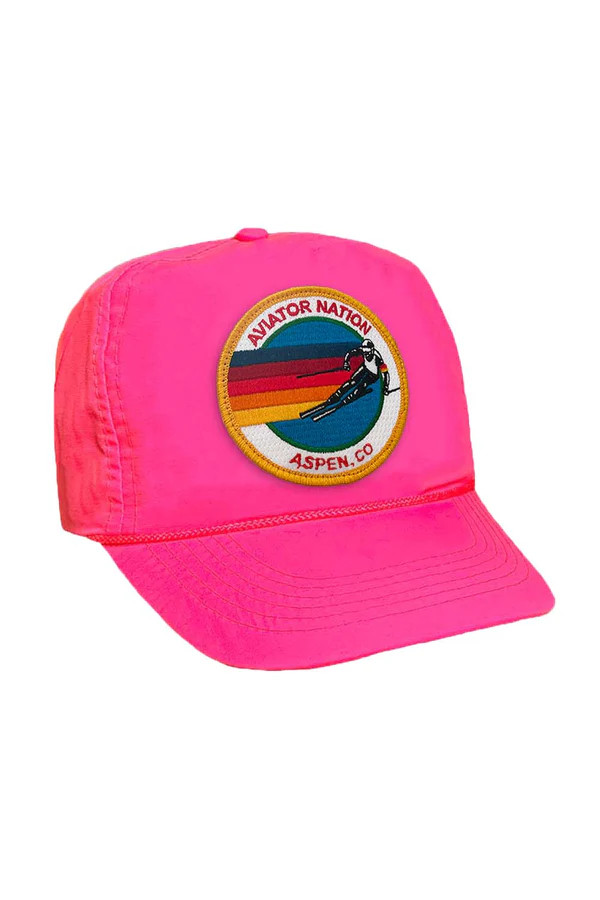 SIGNATURE ASPEN VINTAGE NYLON TRUCKER HAT | Aviator Nation