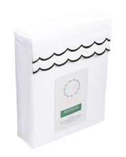 Cotton Scalloped Embroidered Sheet Set | Home Essentials | Marshalls | Marshalls