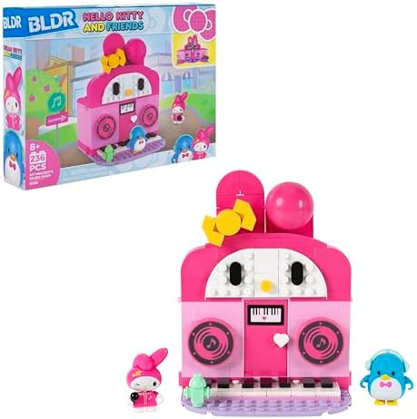 BLDR Hello Kitty and Friends My Melody’s Music Shop Building Set - Hello Kitty & Tuxedosam Mini... | Amazon (US)
