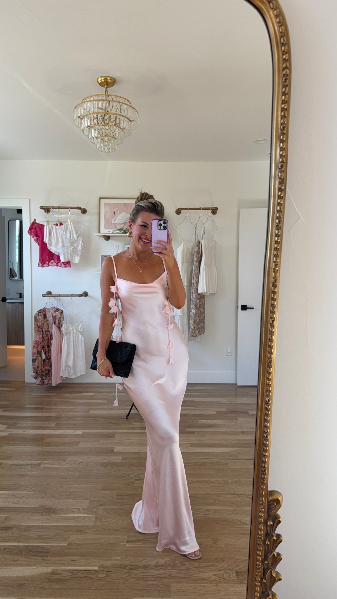 Pink satin rosette detail wedding guest dresses spring formal event dress summer occasion dress

Wearing my usual smalls.

confete code: thanksemerson15
Loving tan code: emersonlt

#LTKParties #LTKWedding #LTKSeasonal