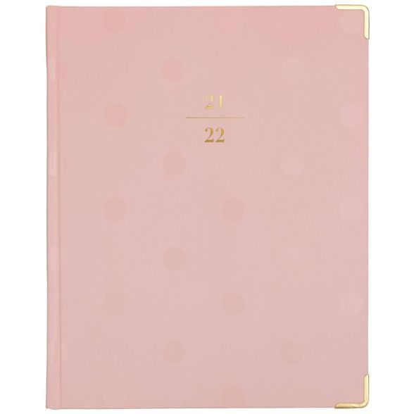 2021-22 Academic Planner 9.875" x 7.875" Casebound Weekly/Monthly Pink Dot - Sugar Paper™ | Target